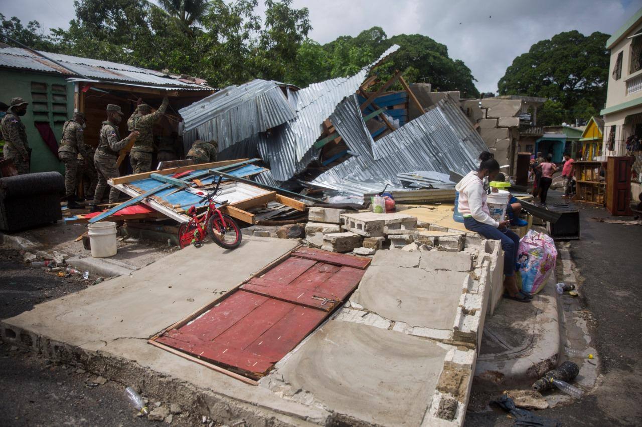 Isaias deixou rastro de destruição na República Dominicana