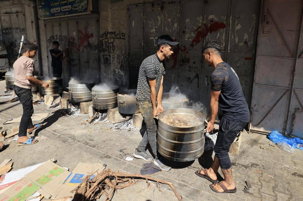 Moradores de Gaza