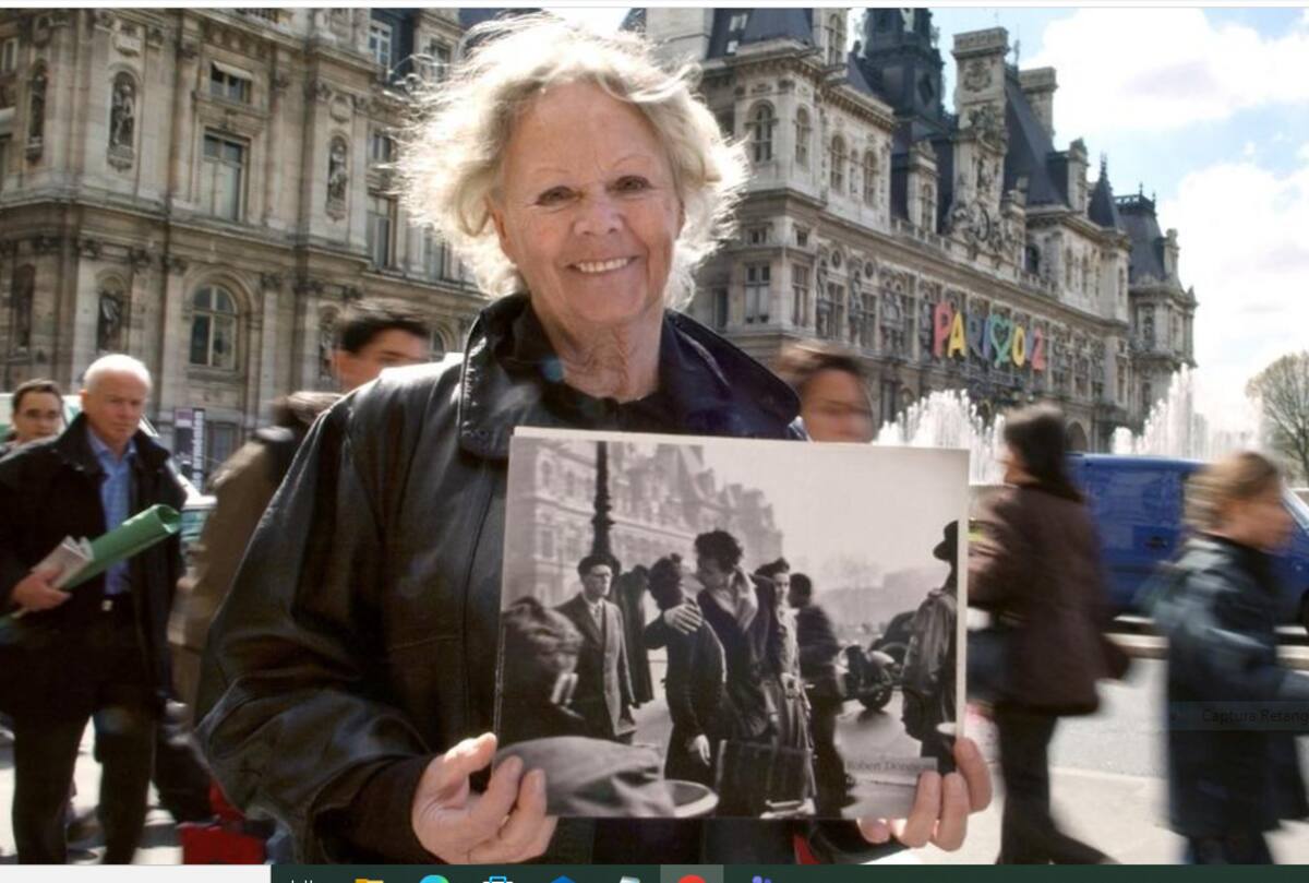 Atriz Françoise Bornet protagonizou famosa foto de beijo feita em Paris