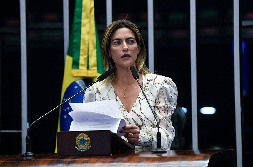 Na imagem, a candidata à Presidência pelo União Brasil, Soraya Thronicke