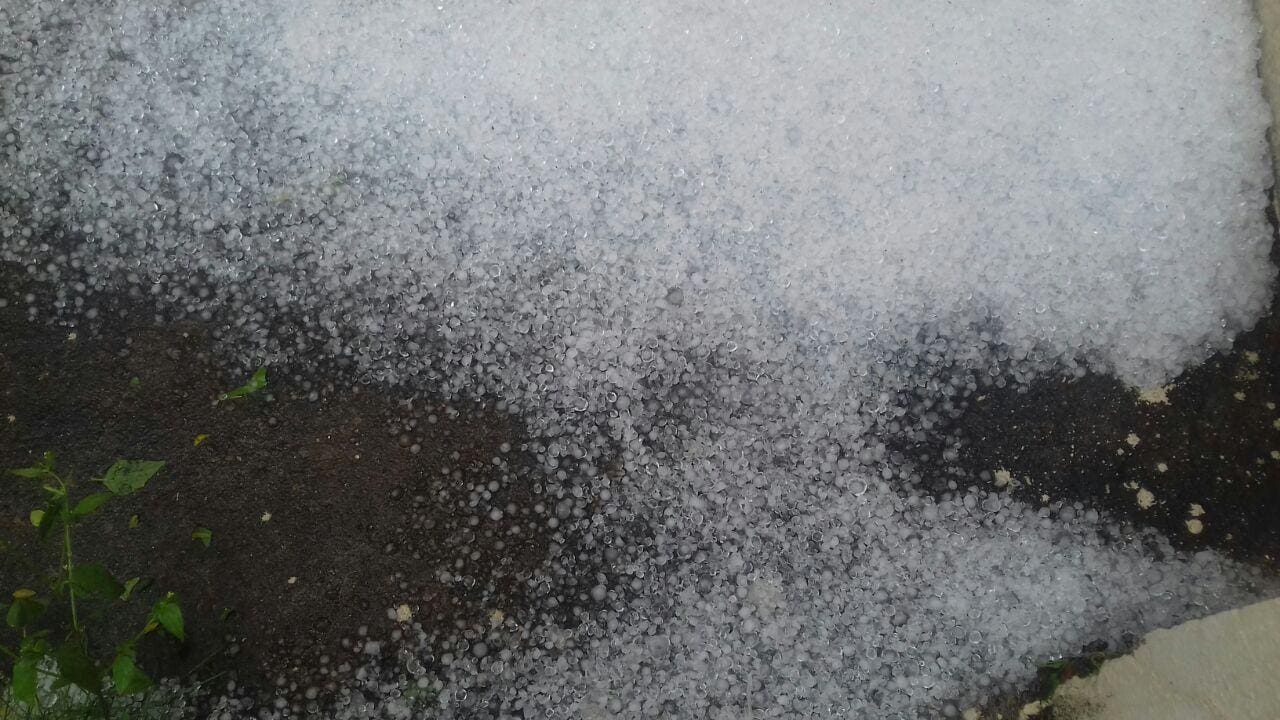 Chuva granizo