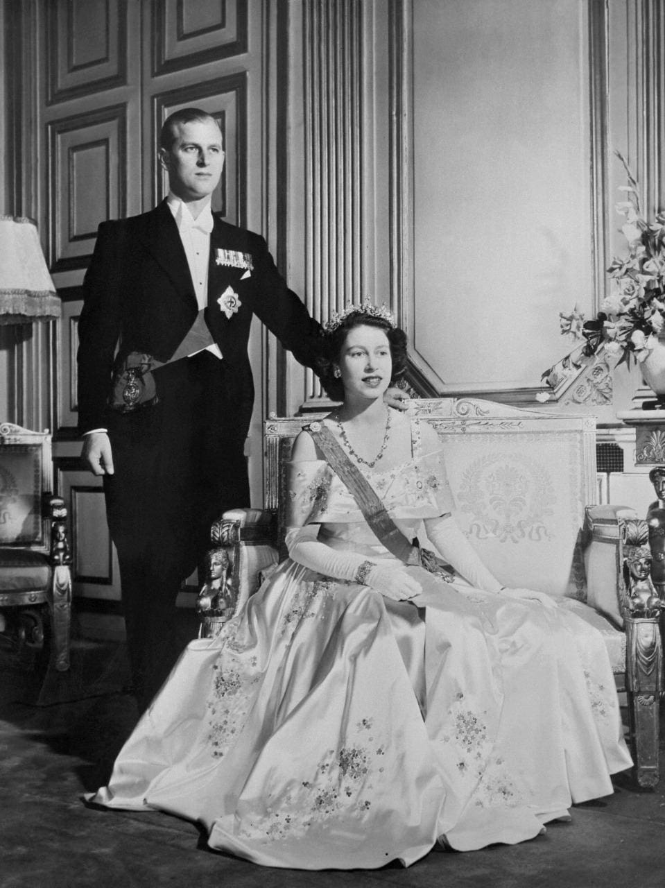 Rainha Elizabeth II e Philip, o duque de Edimburgo