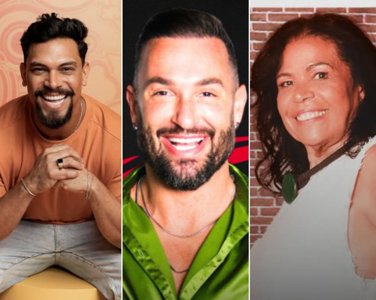 Diego, Vilma e Vinicius disputam a preferência do público no BBB 25