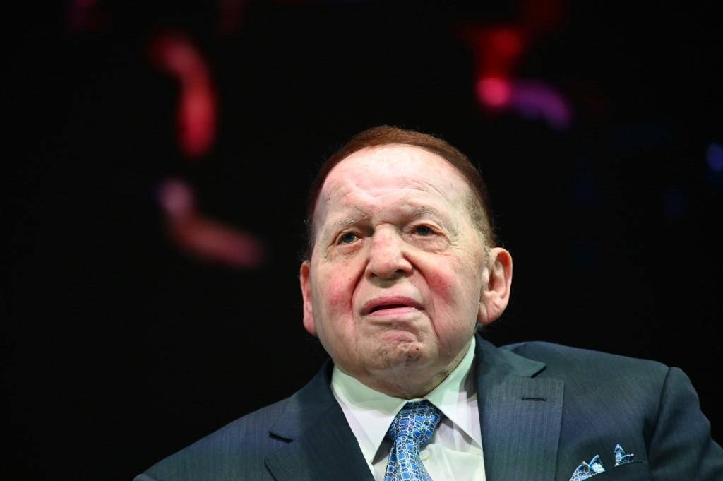 Sheldon Adelson, bilionário dono de cassinos, em foto de 2019