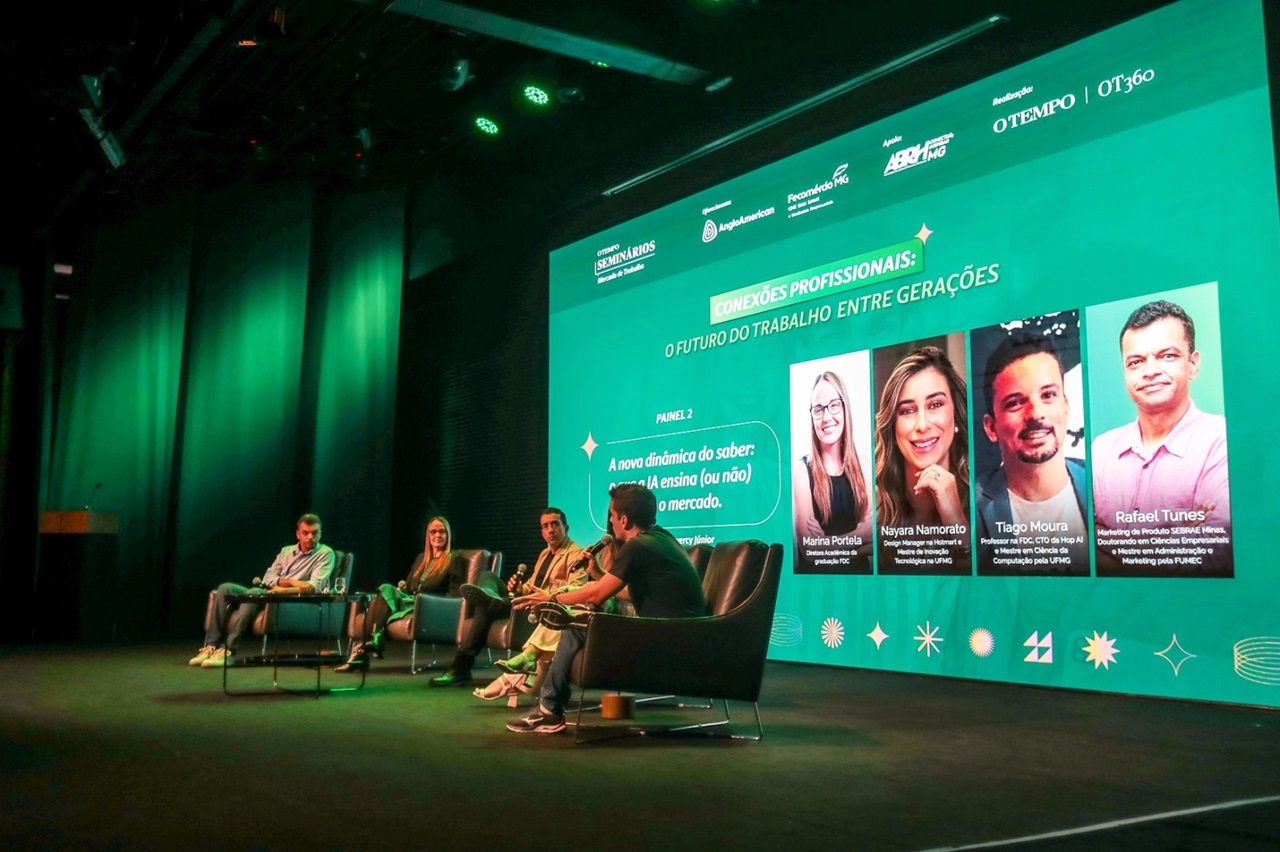 No Teatro Feluma, seminário de O TEMPO discutiu futuro mercado de trabalho 