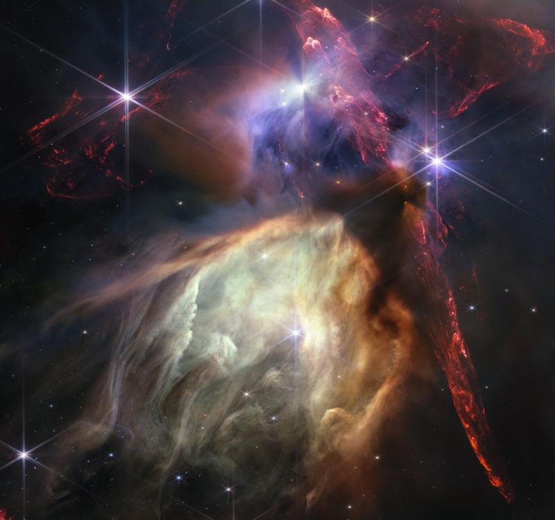 Radiotelescópio James Webb capturou um complexo de nuvens de uma região de formação estelar mais próxima da Terra