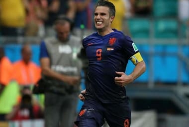 Van Persie foi o autor do gol de empate da Holanda contra a Espanha 