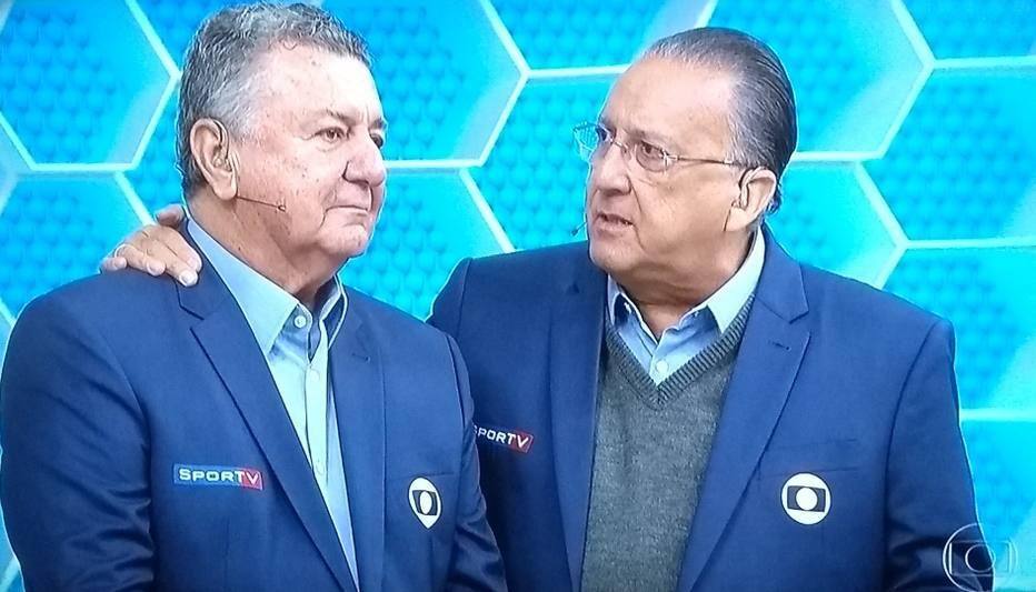 Arnaldo e Galvão estavam quase sempre juntos em programas e transmissões de futebol