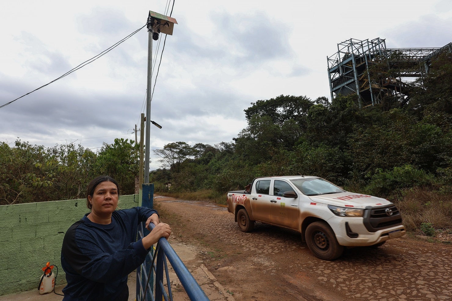 Casa de Gisele está isolada no bairro Plataforma, após CSN adquirir e demolir imóveis no entorno