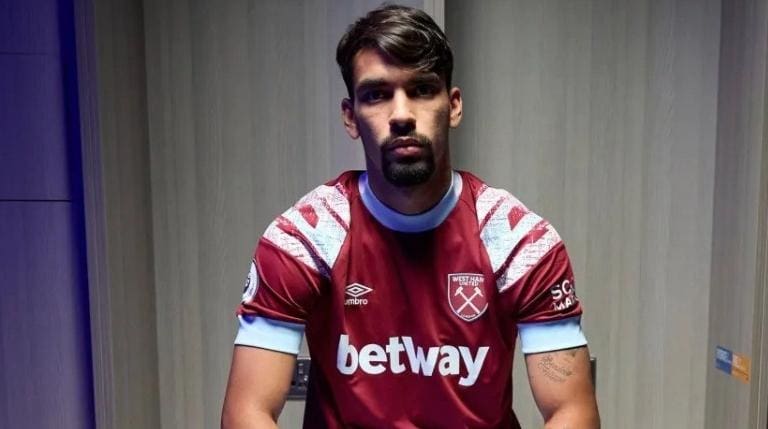 Lucas Paquetá, meia brasileiro do West Ham, da Inglaterra