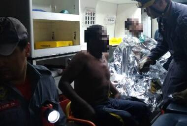 Suspeitos de tentativa de furto caem em cisterna e são resgatados pelos bombeiros