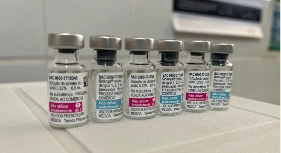 Imunização contra a dengue está disponível em Minas Gerais