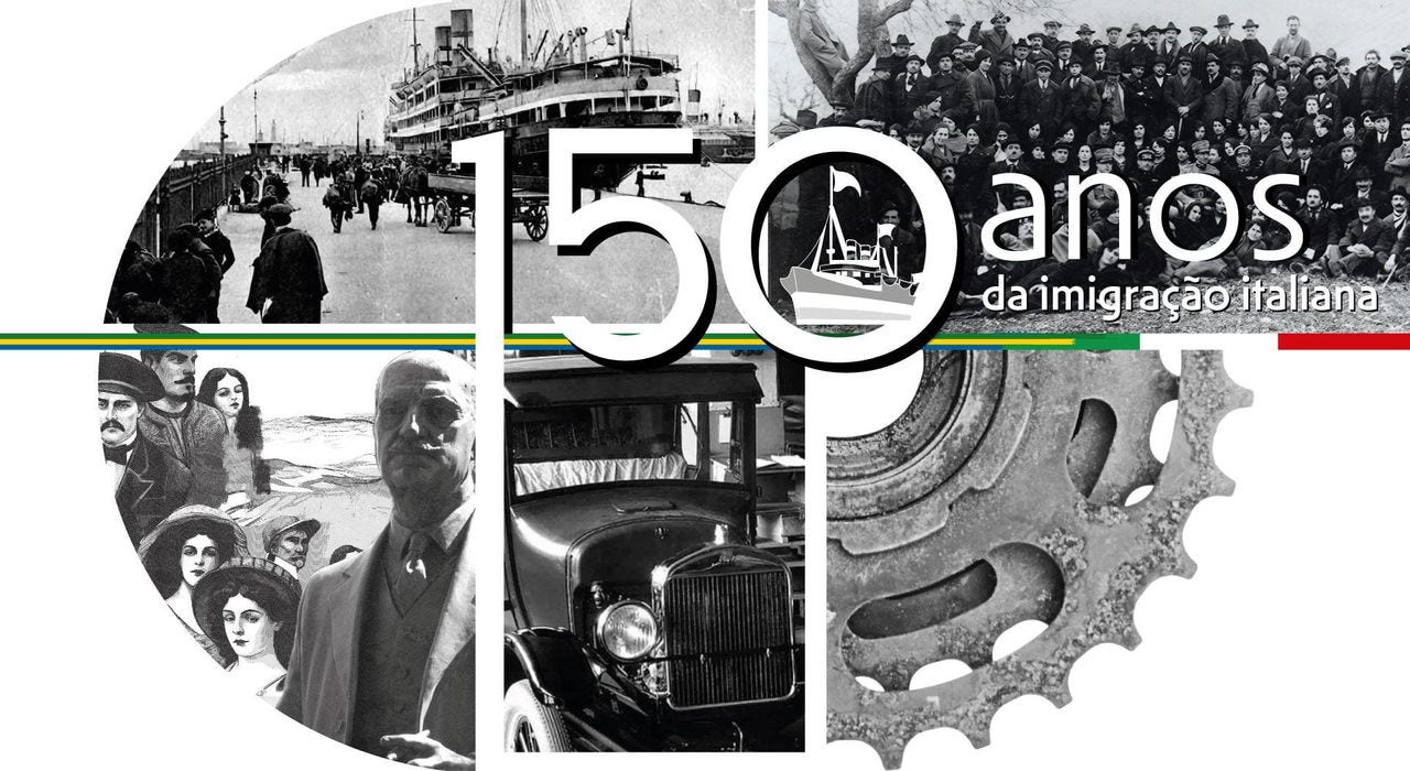 150 anos da imigração italiana
