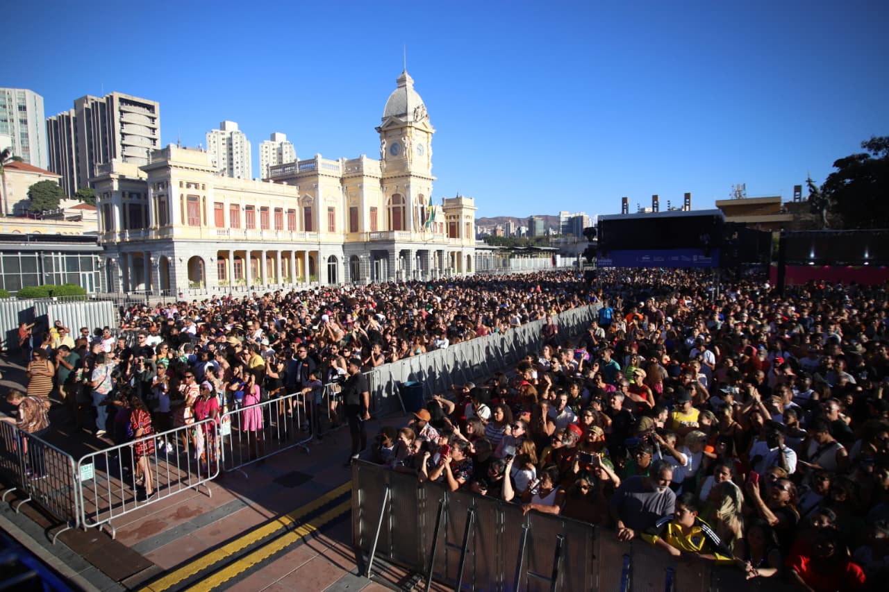 Olodum foi uma das principais atrações da Virada Cultural de Belo Horizonte em 2025