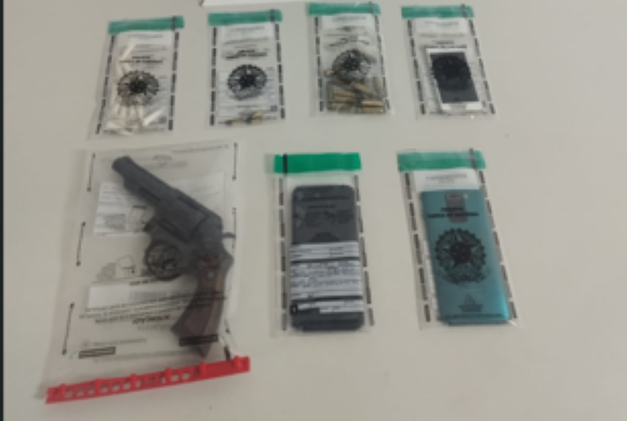 Armas e celulares foram apreendidos durante operação em Valadares
