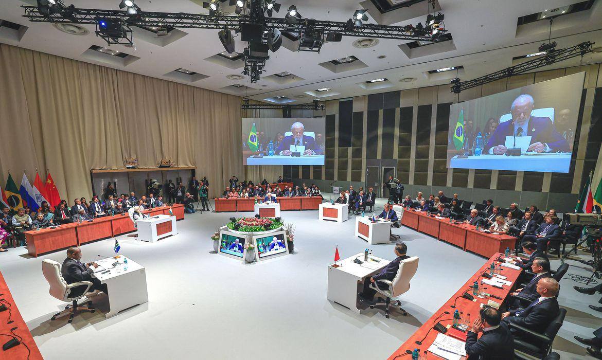 Na imagem, reunião da cúpula do Brics