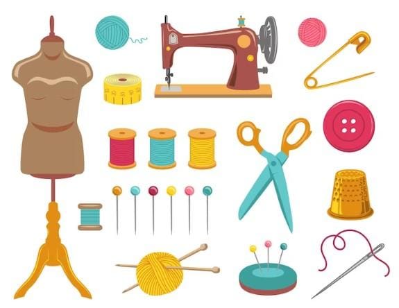 Materiais de costura