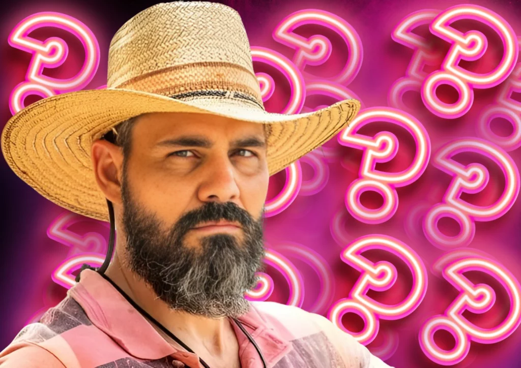 Juliano Cazarré nos bastidores da Globo - Divulgação/TV Globo 