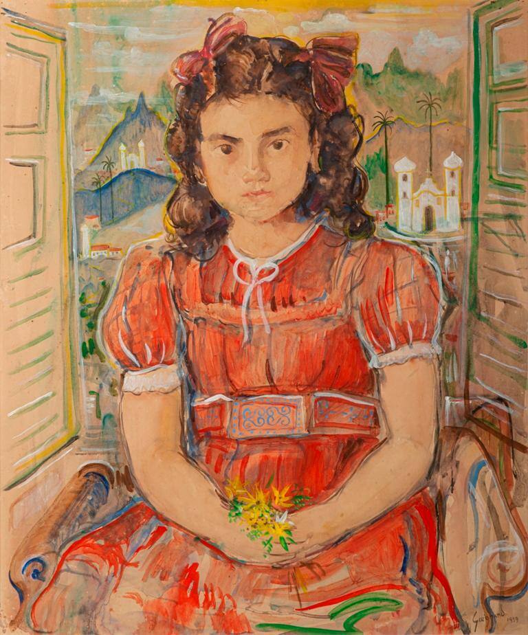 Alberto da Veiga Guignard - Menina de Vermelhojpg