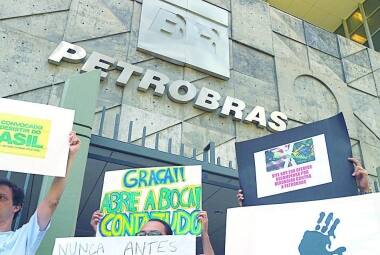 BRAZIL-PETROBRAS-PROTEST