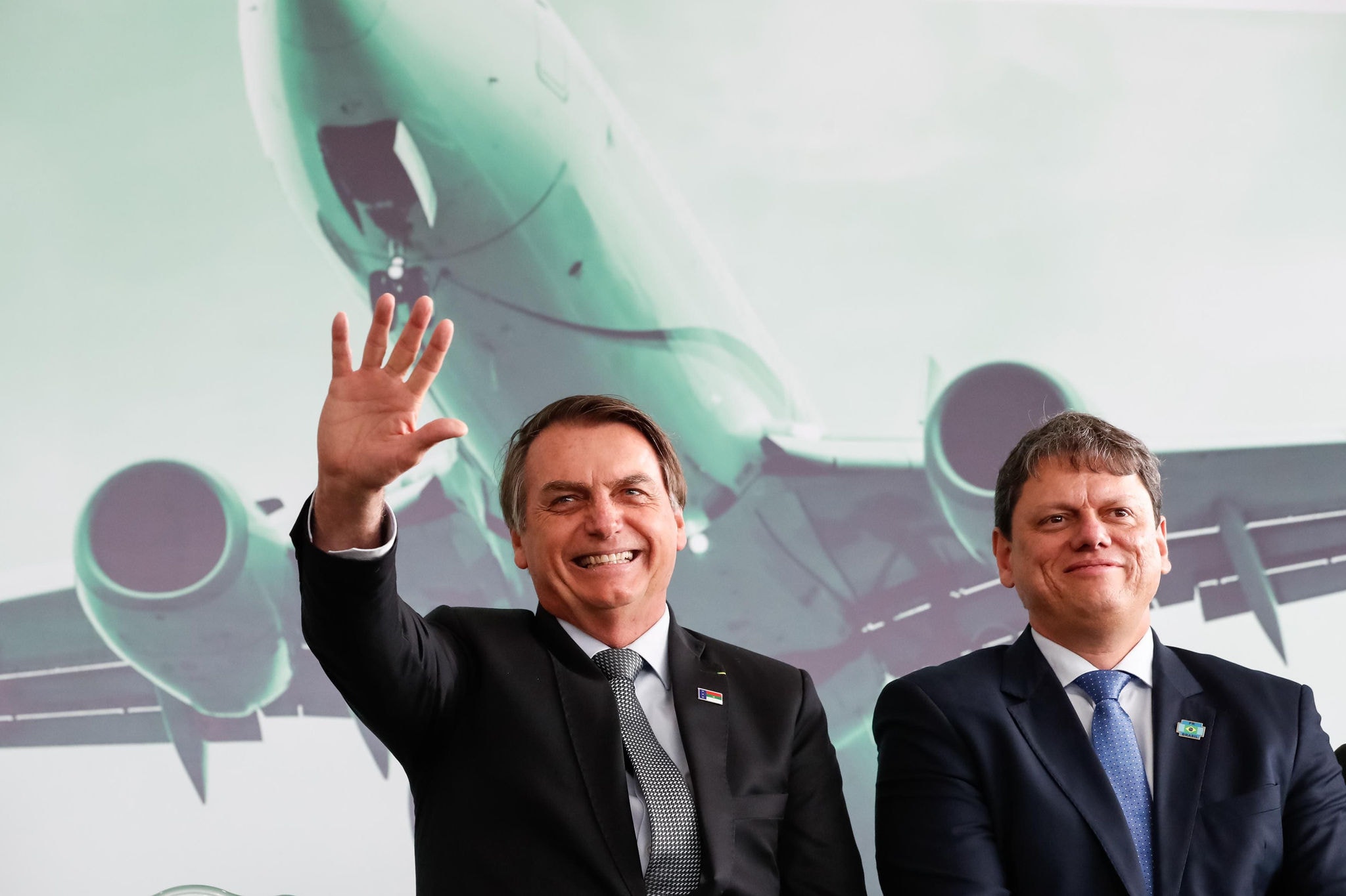 Jair Bolsonaro e Tarcísio Gomes de Freitas: mercado financeiro quer os dois juntos na campanha de 2026