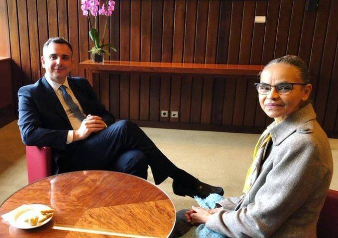 Rodrigo Pacheco e Marina Silva