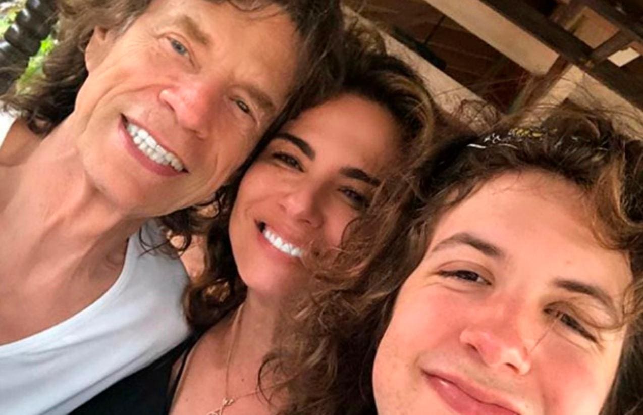 Mick Jagger, Luciana Gimenez e Lucas