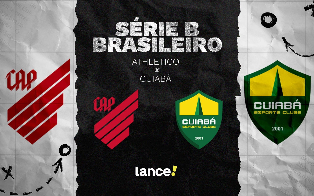 Athletico e Cuiabá jogam pela Série B, Arena da Baixada. Foto: Arte/Lance!
