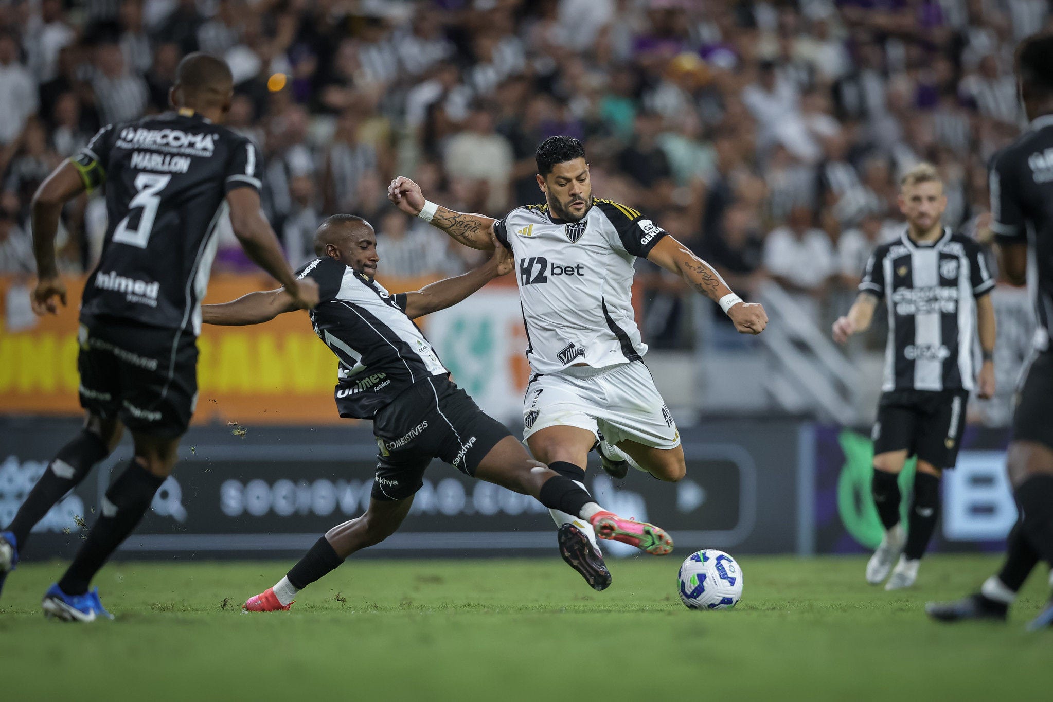Hulk entrou no segundo tempo contra o Ceará