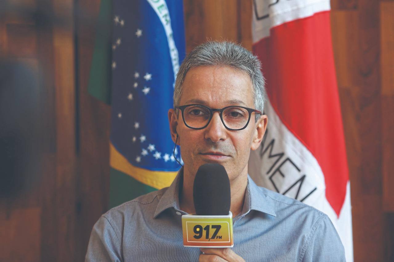 Governador Romeu Zema fala à Rádio Super no aniversário de 3 anos da rádio.