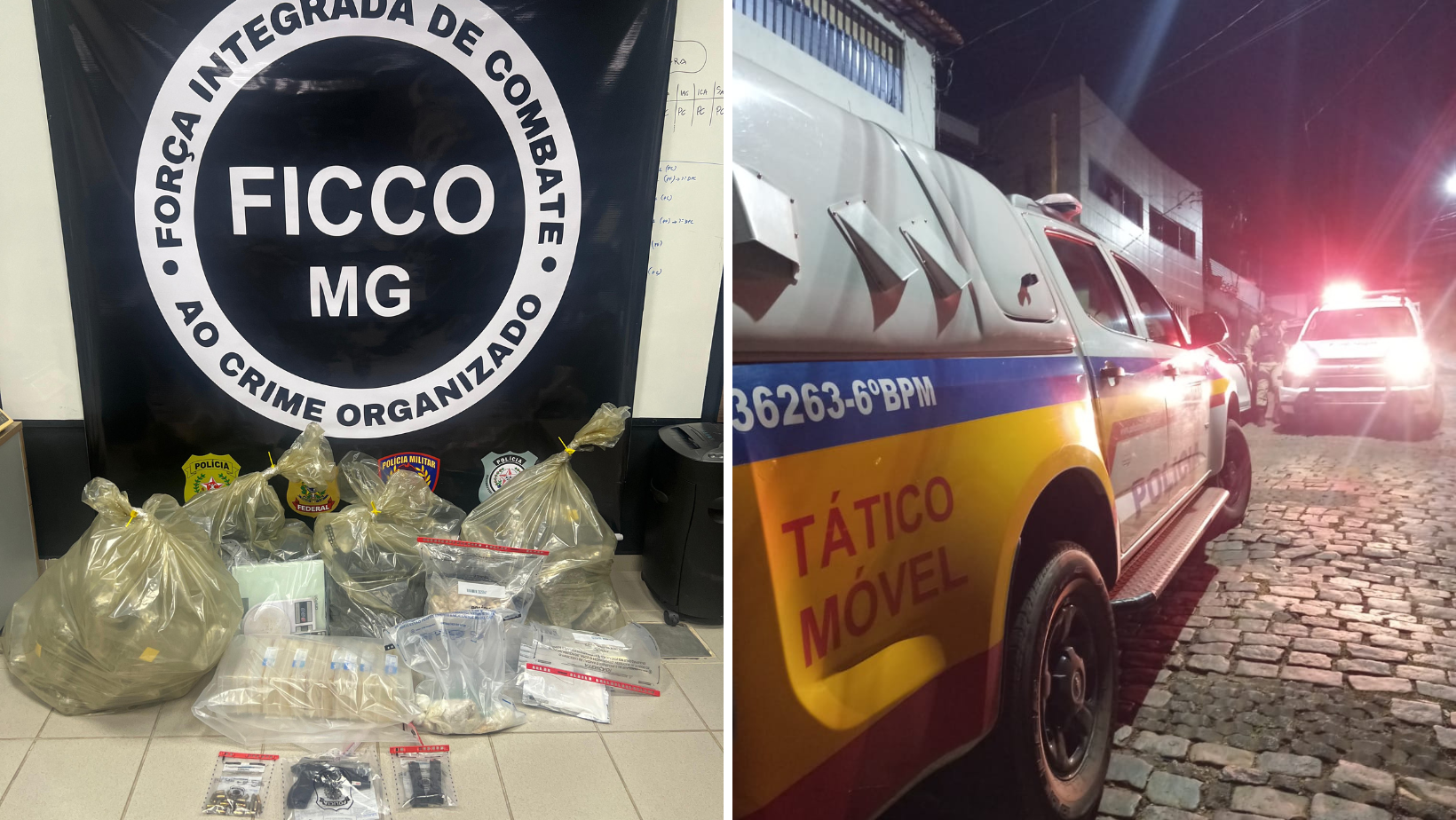 Operação contra o crime organizado em MG 