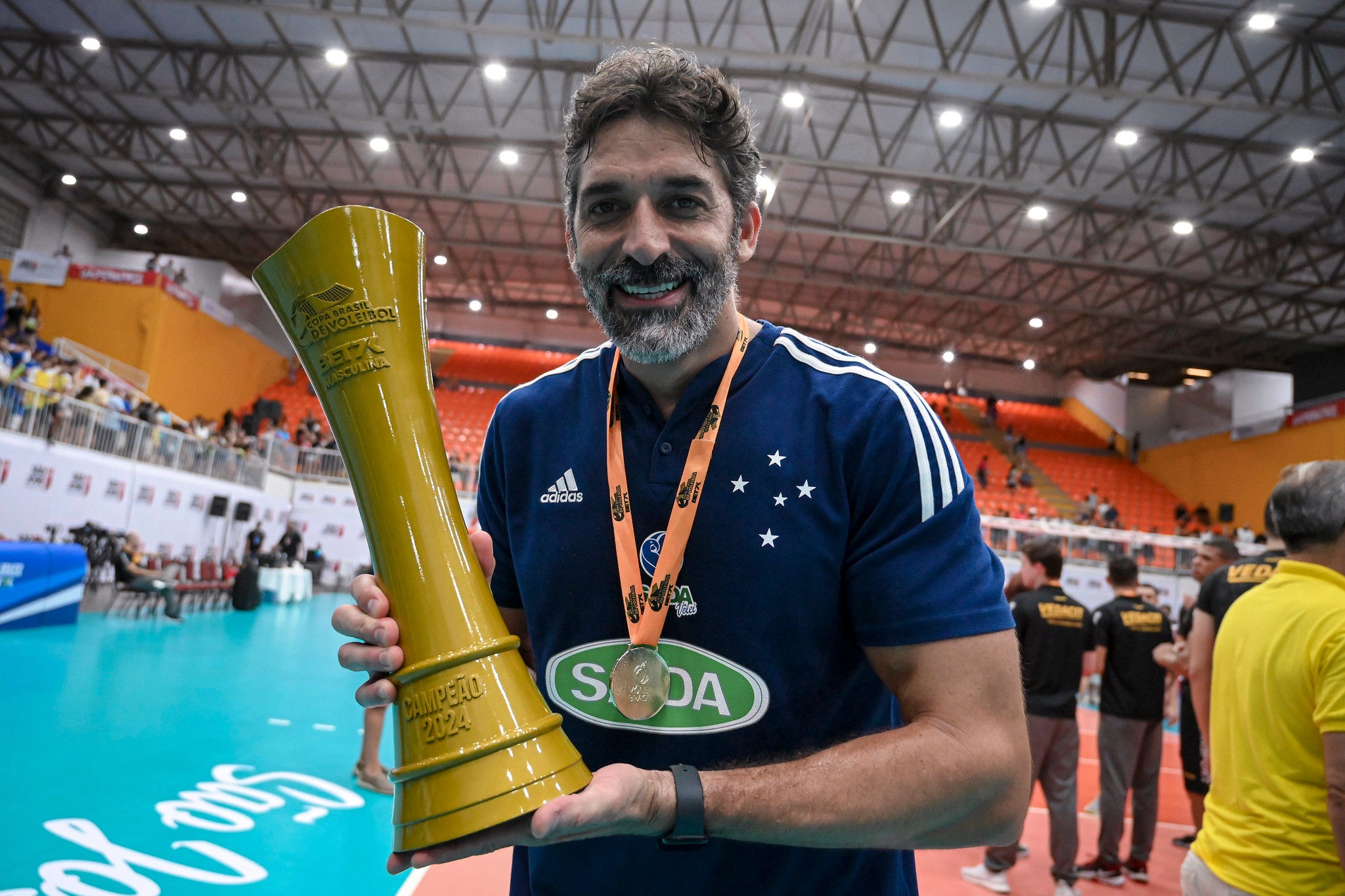 Filipe Ferraz, técnico e ex-jogador do Sada Cruzeiro