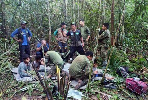 Crianças colombianas resgatadas