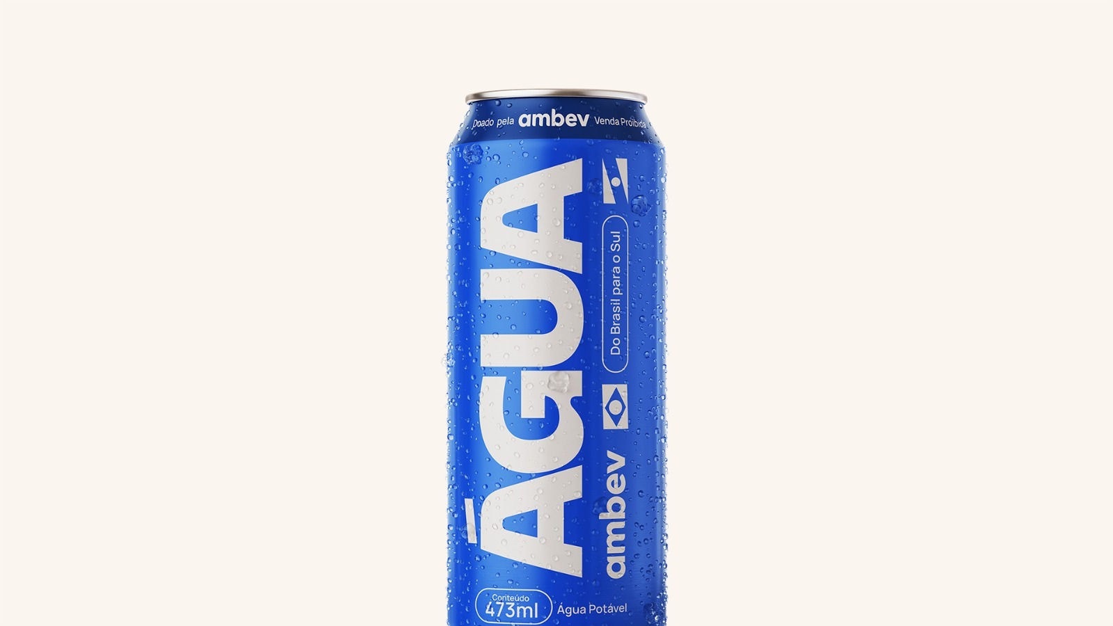 Fábrica da Ambev em Viamão vai produzir, por dia, 850 mil latas de água de 473 ml