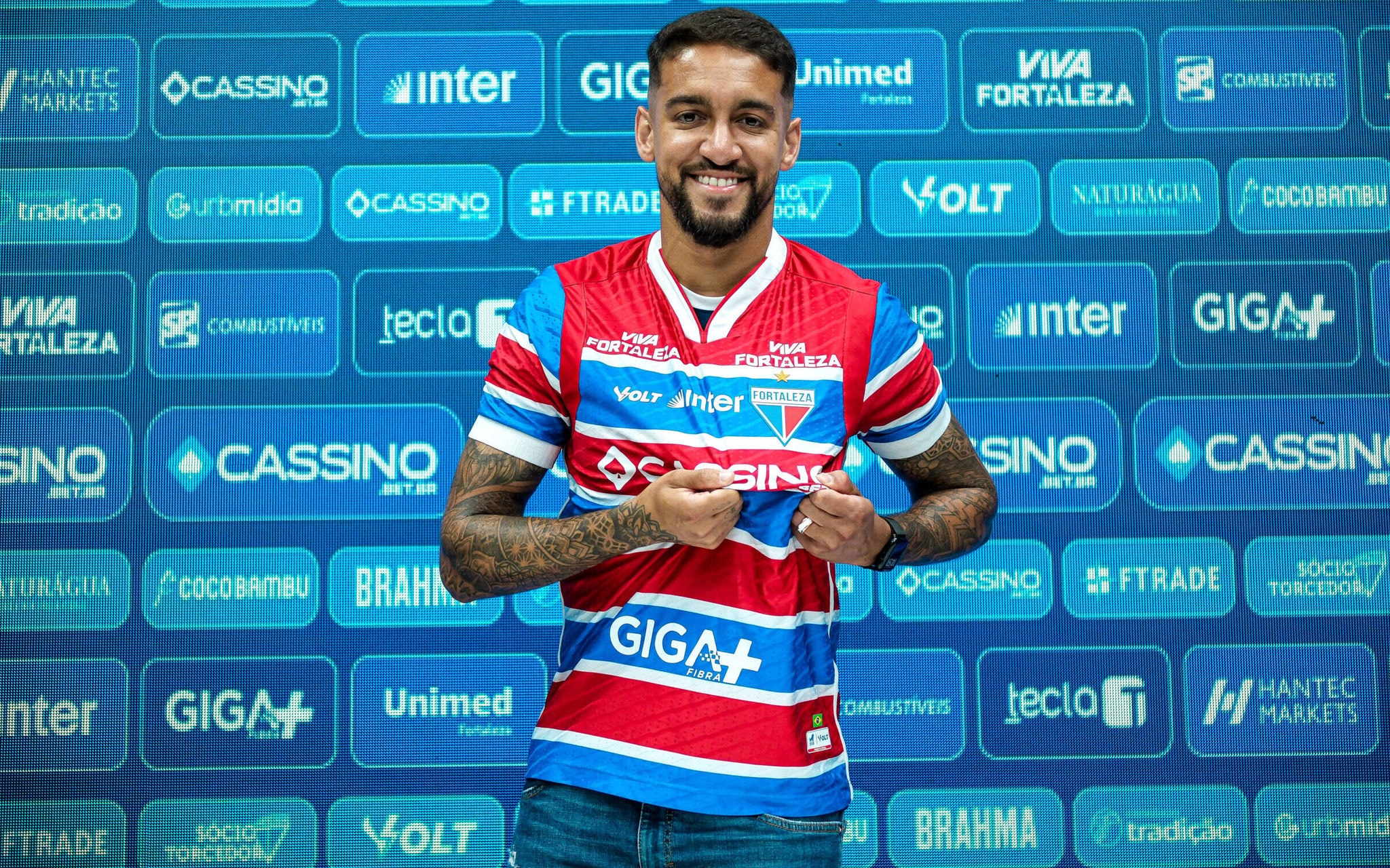 Matheus Pereira, novo reforço do Fortaleza (Foto: Mateus Lotif/Fortaleza EC)