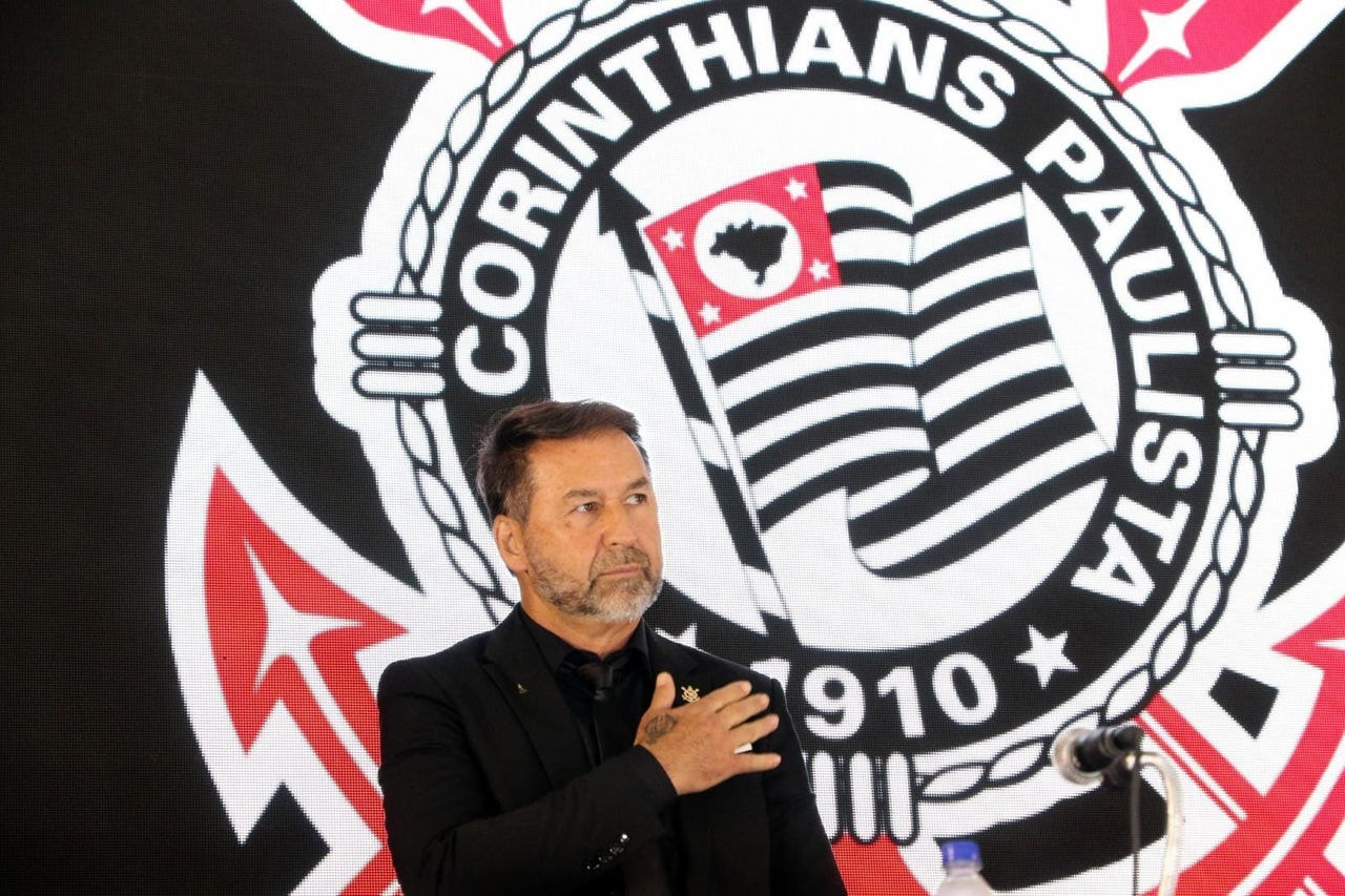 Augusto Melo, presidente do Corinthians