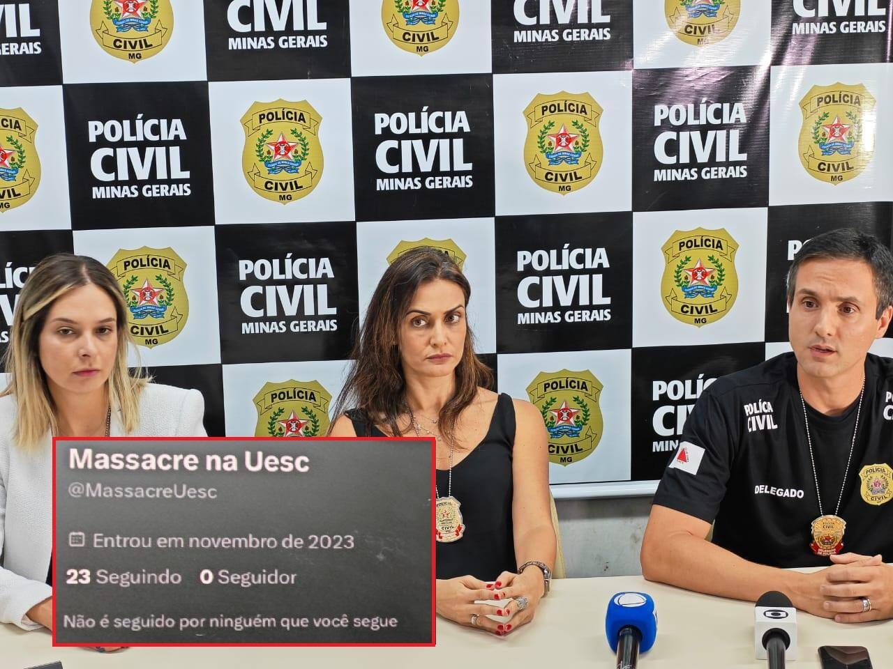 Na foto aparecem os delegados Renata Ribeiro, Carolina Bechelany e Ângelo Ramalho (da esquerda para a direita)