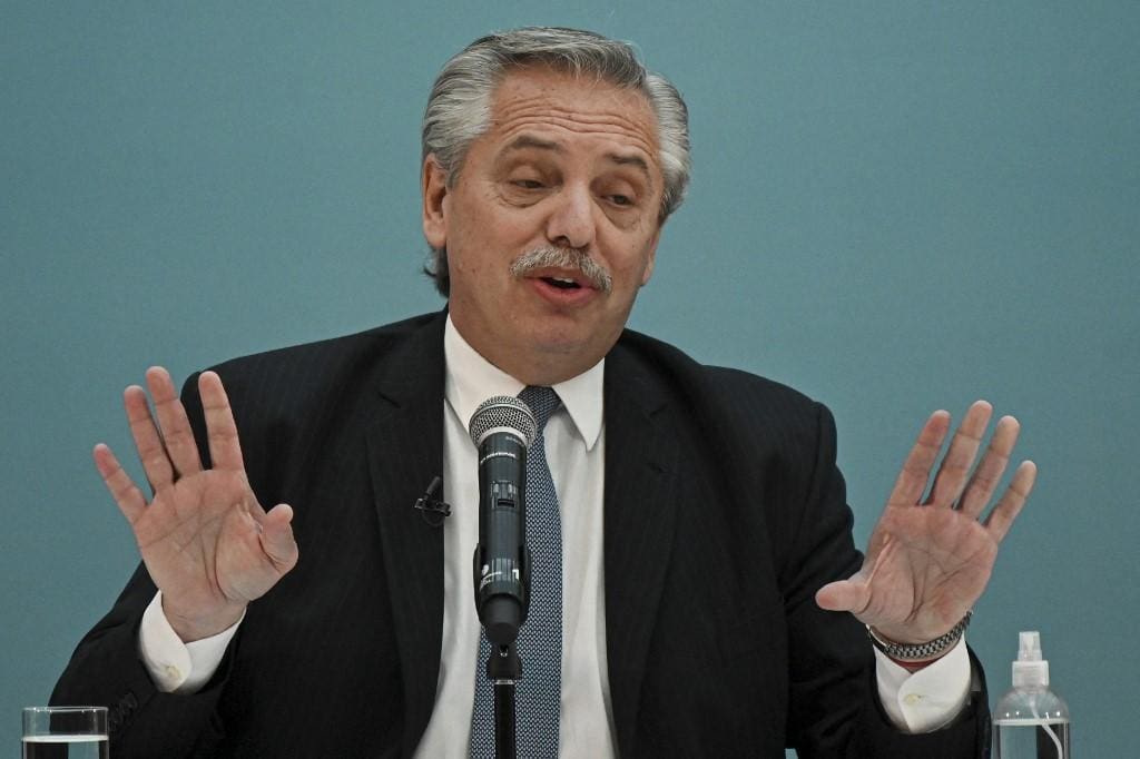 O ex-presidente da Argentina, Alberto Fernández