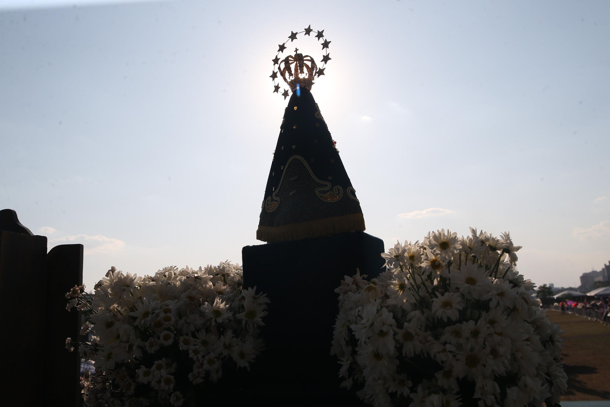 Imagem mostra Nossa Senhora Aparecida 