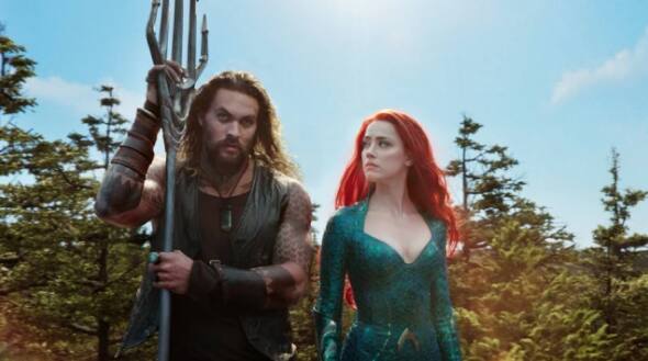 Jason Momoa e Amber Heard são Aquaman e Mera