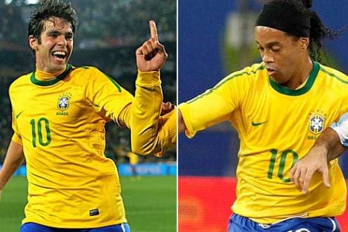 Kaká e Ronaldinho Gaúcho devem representar o Brasil na Copa do Mundo dos veteranos