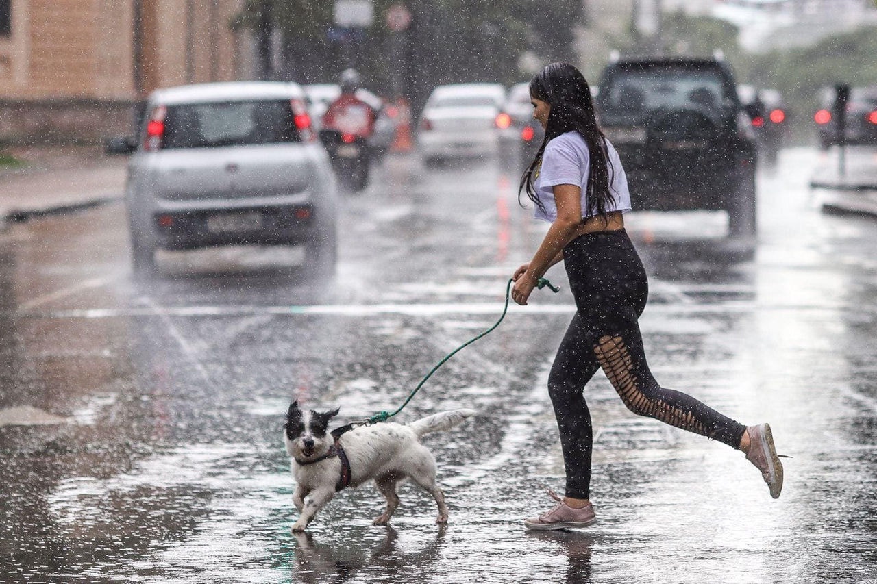 Chuva forte atinge Belo Horizonte nesta sexta-feira. Foto de arquivo.
