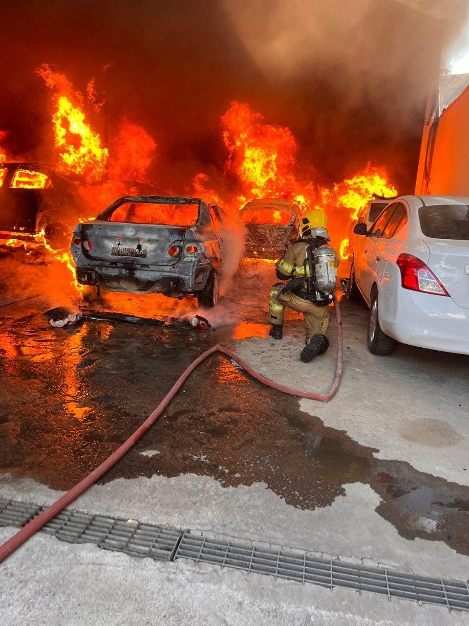 Incêndio mobilizou o Corpo de Bombeiros