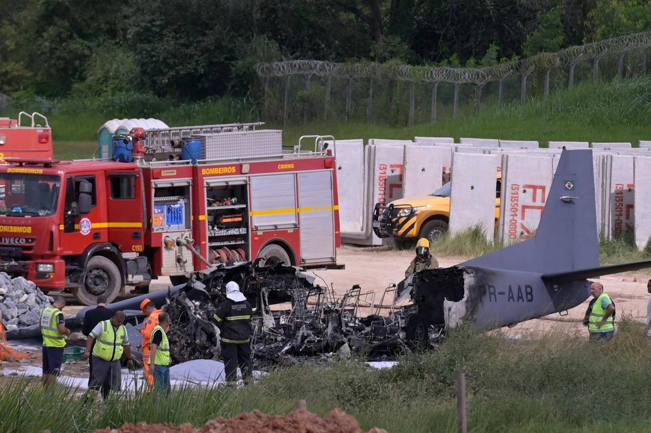 Aeronave da Polícia Federal caiu no Aeroporto da Pampulha na última quarta-feira (6 de março)