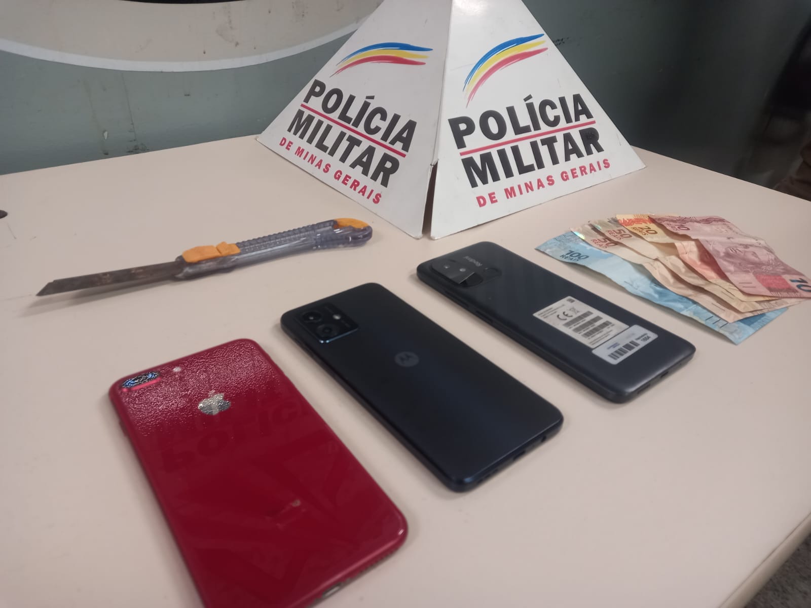 Material roubado foi recuperado pela polícia nesta terça-feira (5/8)