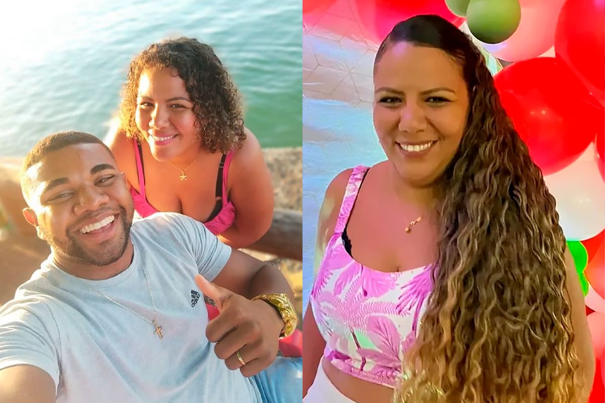 Davi, do BBB 24, e a esposa, Mani Reggo