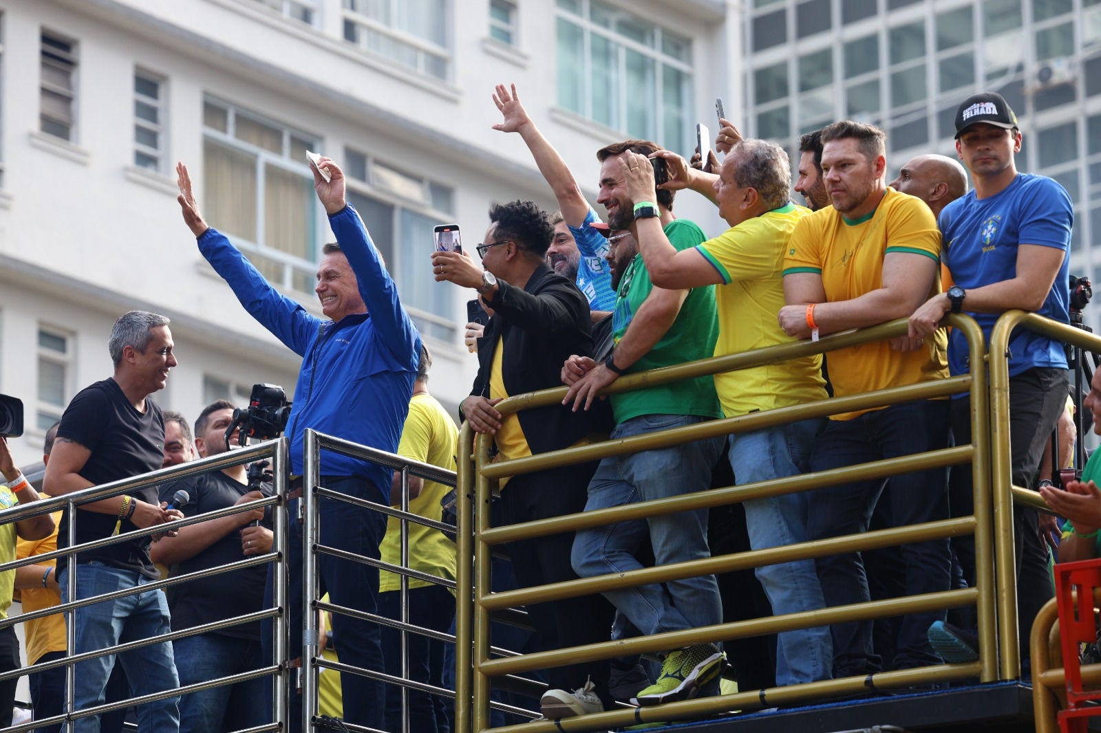 O ex-presidente Jair Bolsonaro durante ato em seu apoio, em 29 de junho de 2025 na Avenida Paulista, em São Paulo
