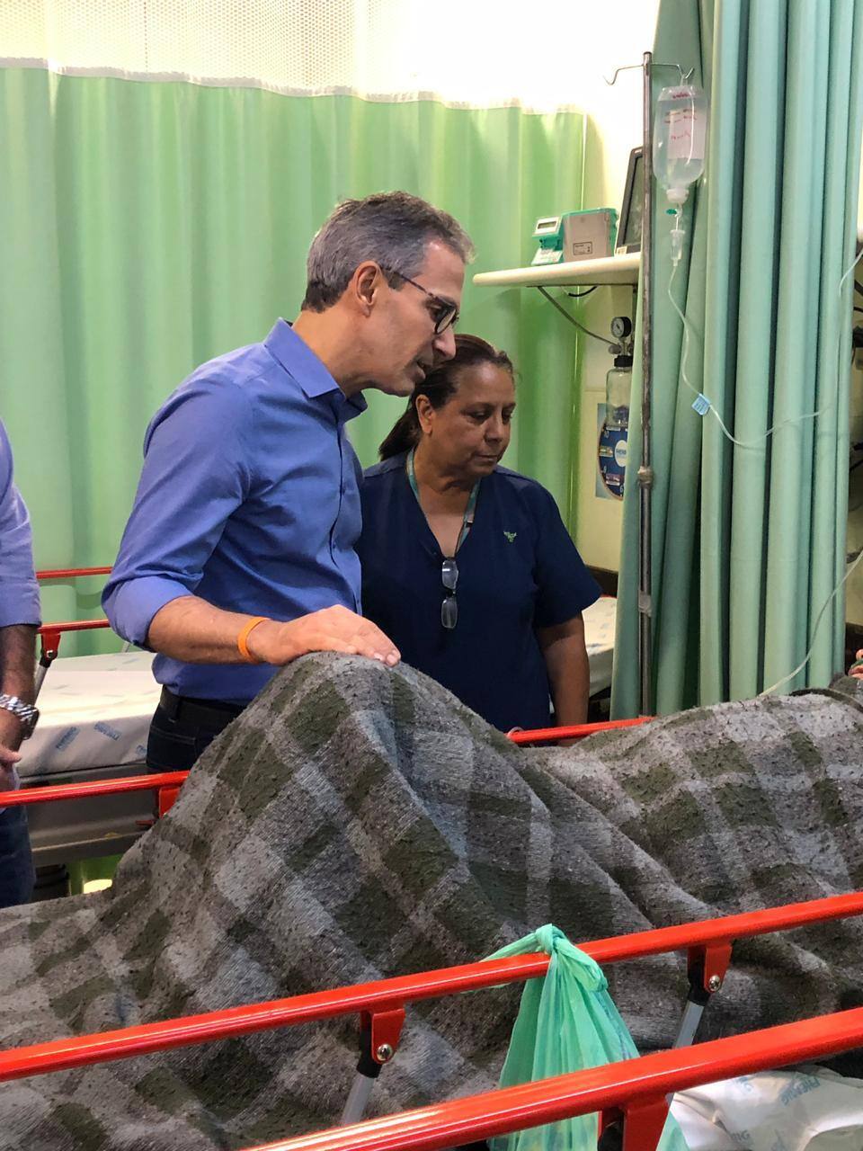 Governador Romeu Zema visita vítimas de desastre de Brumadinho