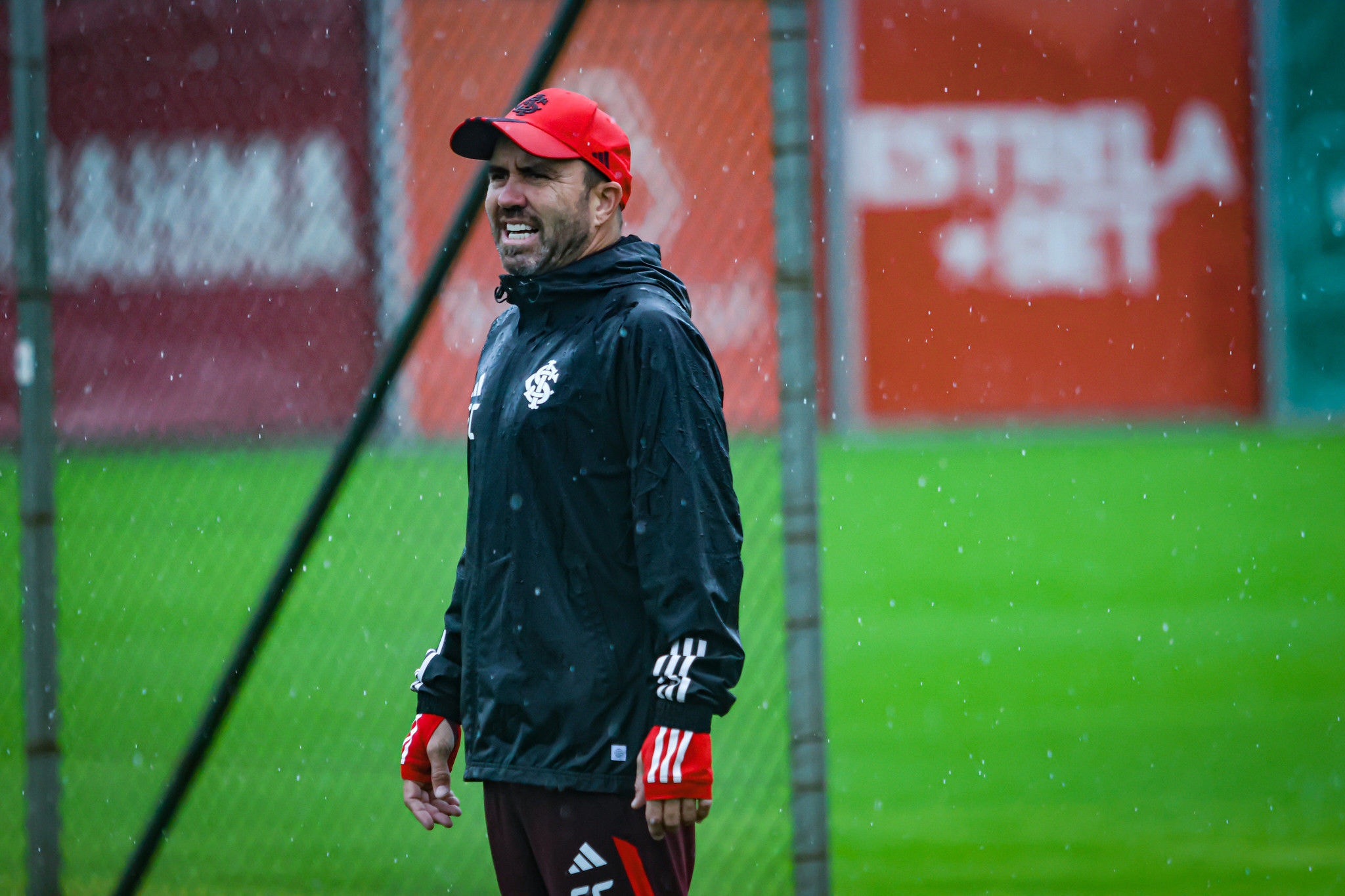 O último treino do Internacional no próprio CT foi no dia 1º de maio