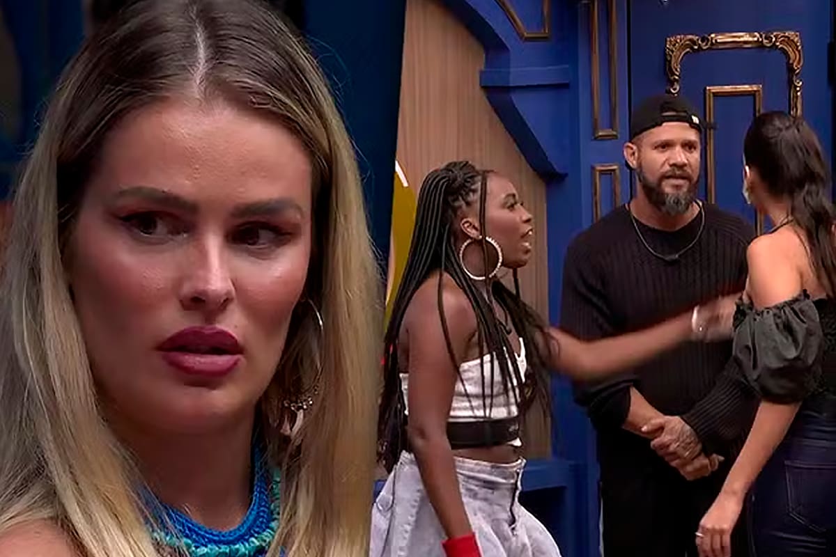 Madruga de segunda-feira (5) foi marcada por brigas e beijos no BBB 24